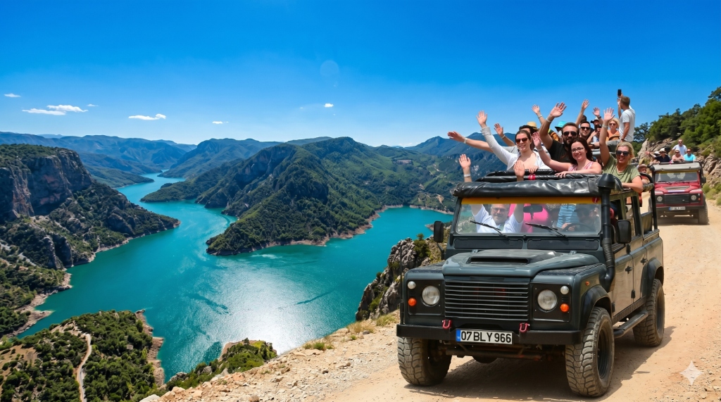 Jeep Safari & Green Canyon Katamaran Kombo